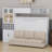 Murphy Bed Wall Bed With Sofa , Shelves USB & Light