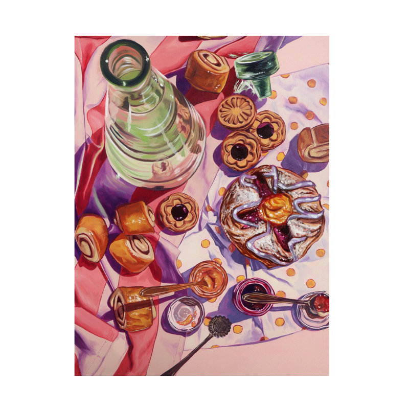 Œuvre d'art sur toile, «Sweet, H 24 po x l 18 po