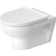 Duravit No.1 1.28 GPF (Water Efficient) Elongated Wall Mounted Toilet with High Efficiency Flush (Seat Not Included)