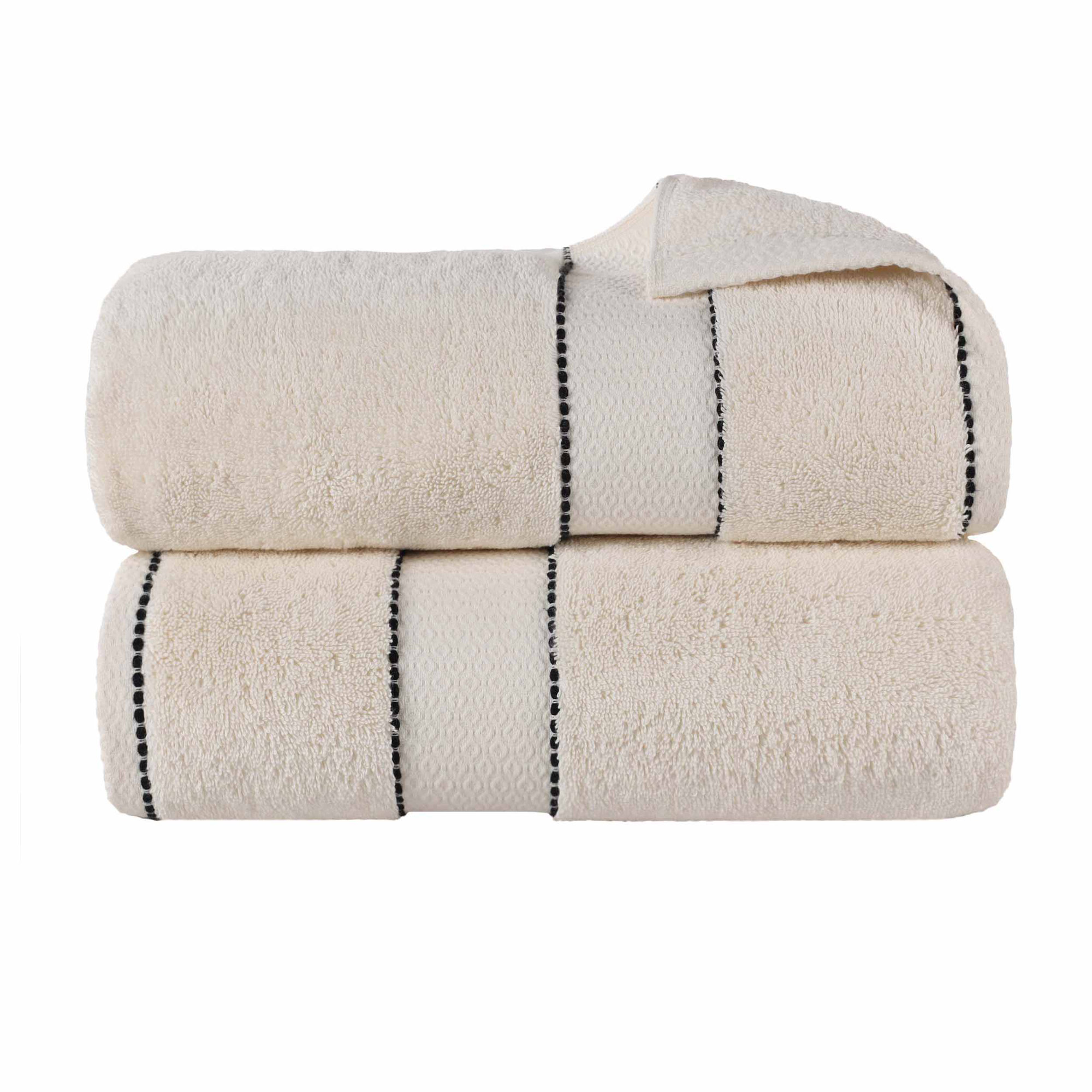 Abrianna Egyptian Giza Cotton Bath Sheet, Ivory