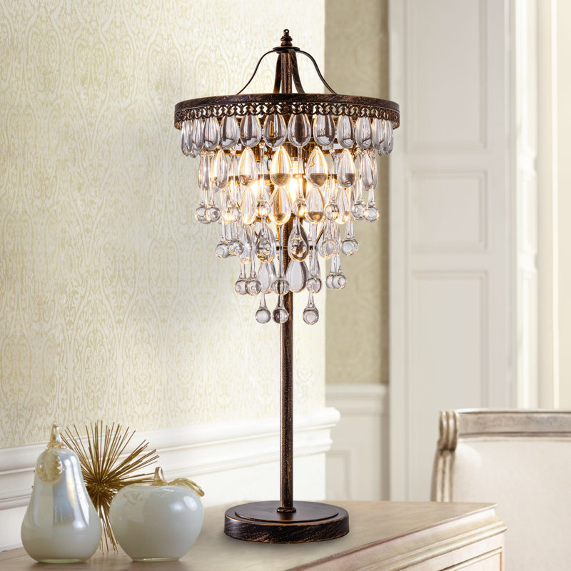 Lampe de table de chevet 3 lumières