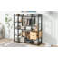 Garde-robe ouverte avec rails suspendus-673259874