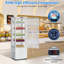 8.4 Cu.Ft Commercial Refrigerated Display Case – Double Glass Doors – 5 Tiers – LED Lighting