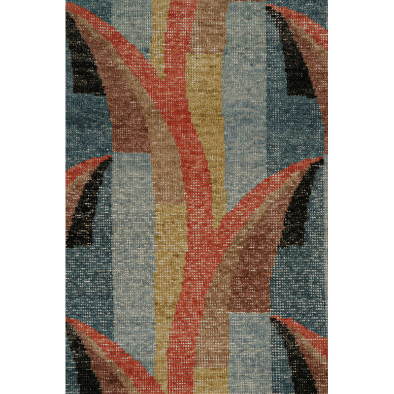 Hand Knotted Wool Area Rug