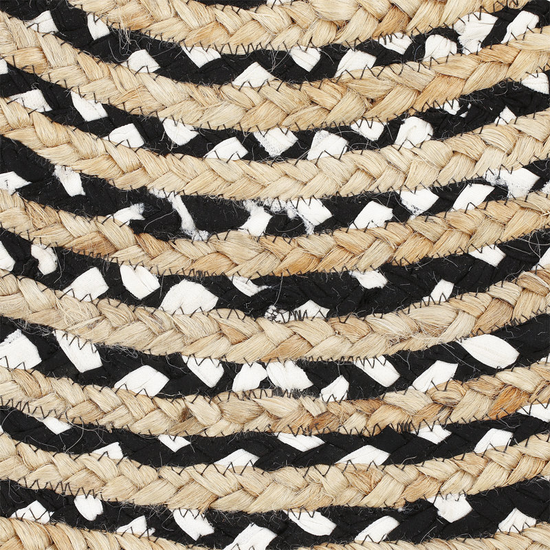 Kearny Cotton Area Rug, Round 122cm