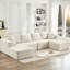Canapé modulaire pour chaise longue 106 po Cloud-1750294162