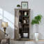 Grande armoire de rangement polyvalente avec tablettes réglables et porte de grange, idéale pour organiser et décorer votre espace.-928755886