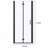 34 To 35-3/8 In. W X 72 In. H Bi-Fold Semi-Frameless Shower Doors With Clear Glass-112593878