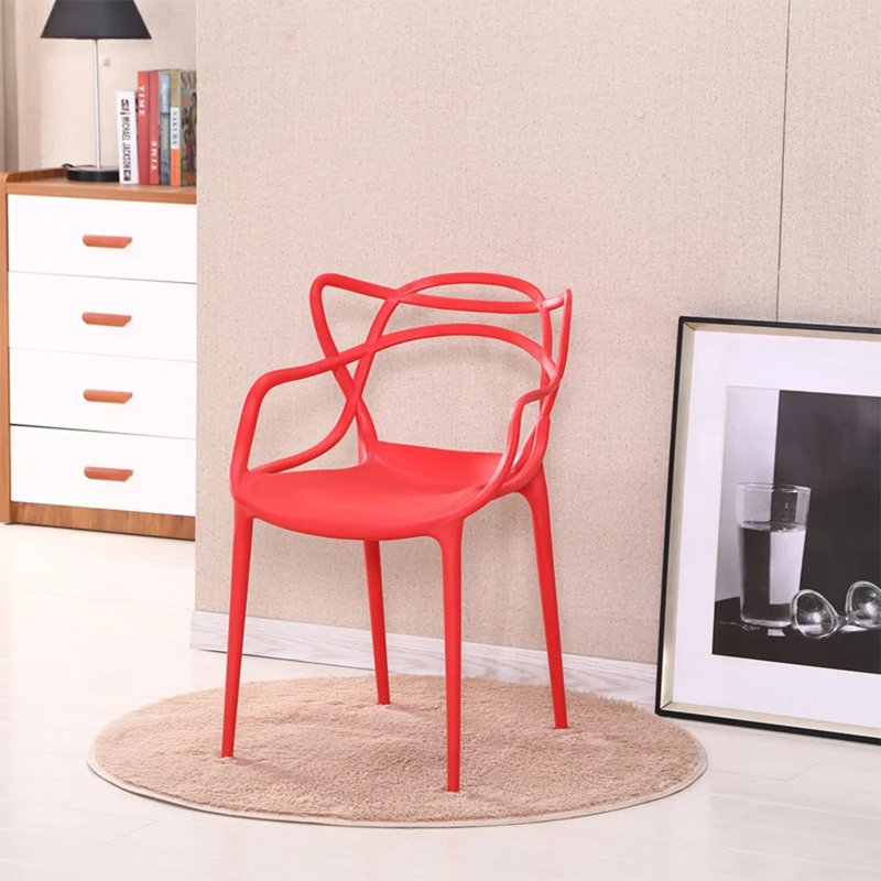 Chaise de salle à manger Keeper, Rouge