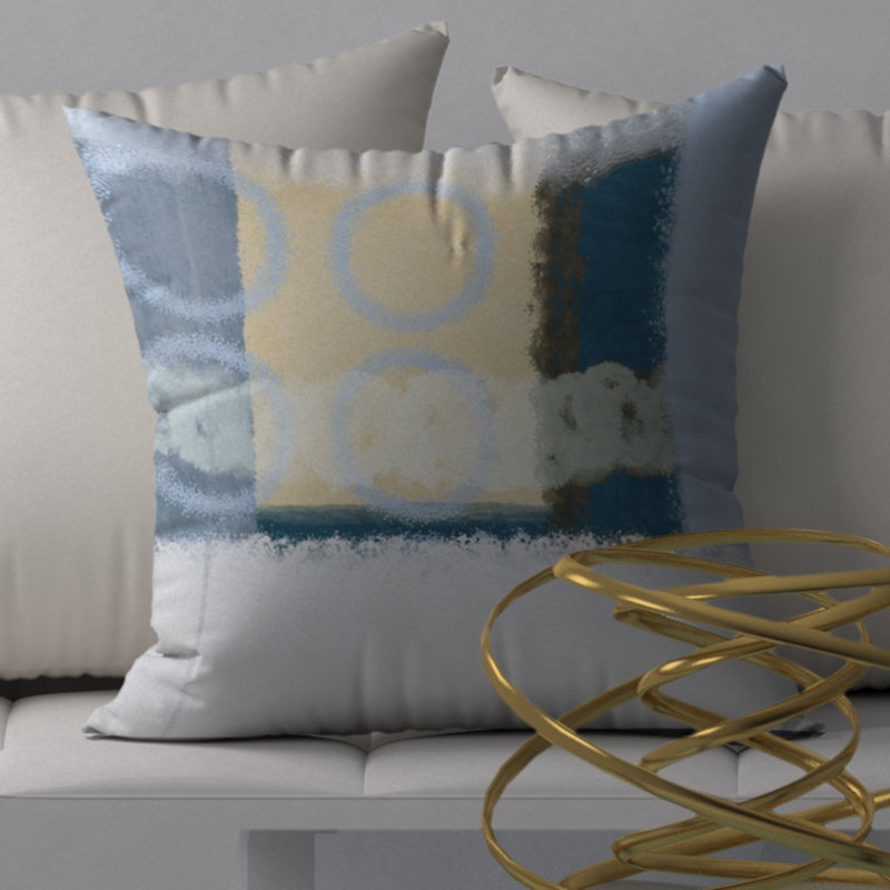 Housse de coussin décorative carrée et insert Splendid, 20 po X 20 po