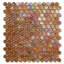 Jute 6/8" Barrels Glass Mosaic