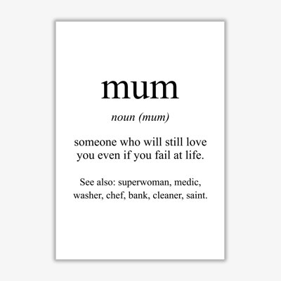 Mum - Print