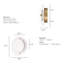 Applique murale 1 lumière Hunter Opaline Crest-131037786