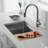 KIBI 33'' W Single Bowl Stainless Steel Undermount Kitchen Sink