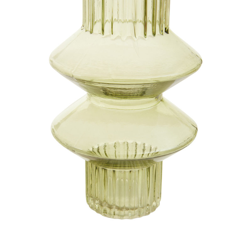 Oberlander Handmade Glass Table Vase, 21cm H x 10cm W x 10cm D