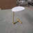 C-Shaped Side Table, Small Sofa Table