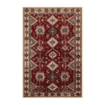 Machine Washable Persian Brown Area Rug