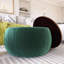 Round Storage Ottoman, 2 In 1 Function, Work As End Table And Ottoman-1487154990-1487154962