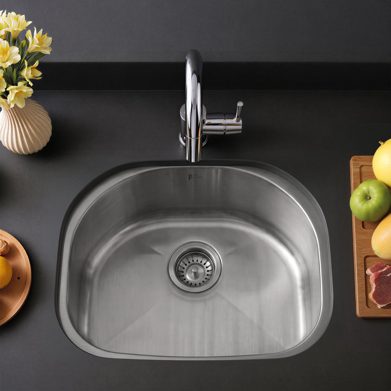 Évier de cuisine en acier inoxydable 304