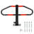 High-Durability Foldable Parking Barrier Heavy-Duty Steel With Built-In Lock & Two Keys Red Reflective Strips