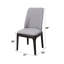 Ensemble de 2 chaises d'appoint Madan