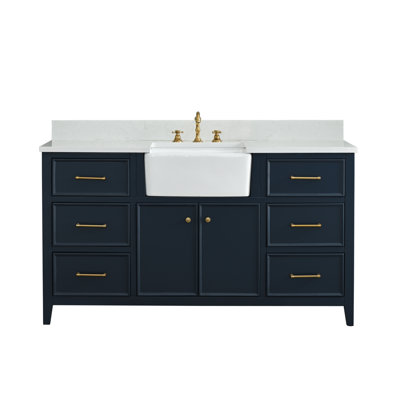 Meuble-lavabo simple 60 po Aisa