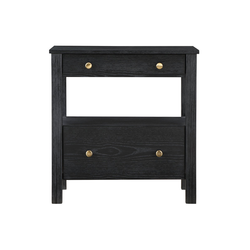 Table de chevet 2 tiroirs