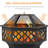 Jayce Hexagon Iron Fire Pit