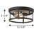 Queanbeyan Glass Outdoor Flush Mount Light
