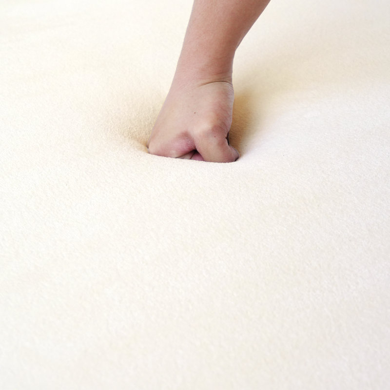 Canapé modulaire rembourré avec repose-pieds, Beige