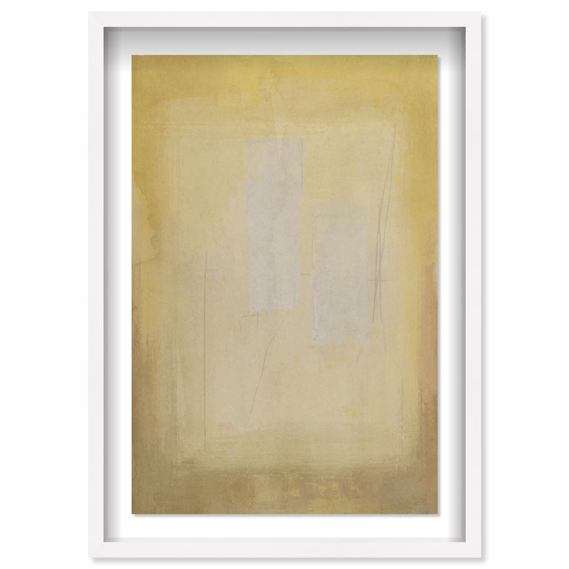 Golden Haze Print by Oliver Gal, 31.5" H x 21.5" W, White Shadowbox