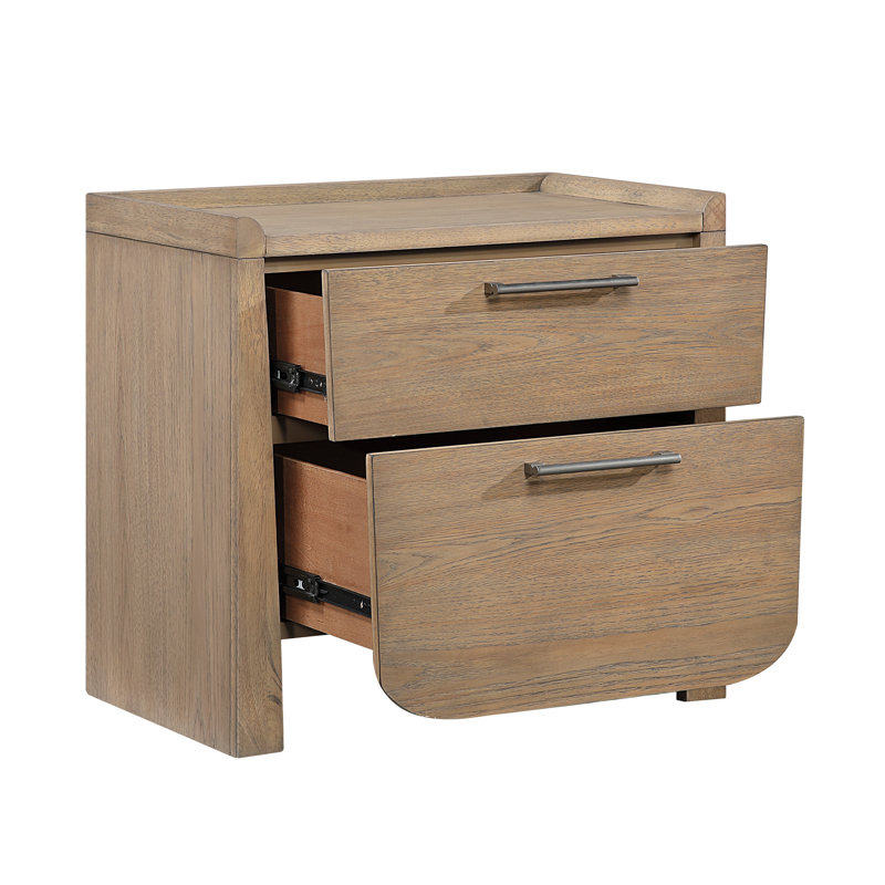 Cascade 28"W 2-Drawer Nightstand