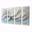 Vagues grises et blanches d'Introsection IV - Blanc - Art mural moderne pour le salon-1482236051-1482236054