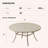 Patio Metal 60 L x 60 W Outdoor Round Dining Table-325626843