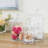 Glass 3 Piece Bathroom Storage Container