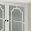 Console blanche avec 2 portes