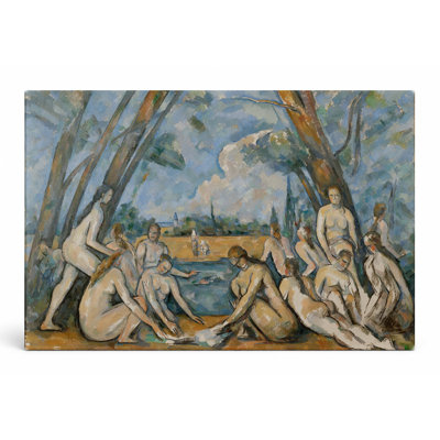 Les grands baigneurs (1906) - Art mural sur toile paysage