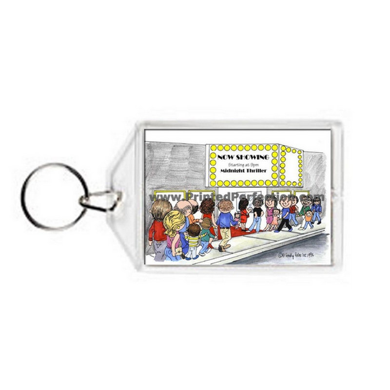 Porte-clés en acrylique personnalisé, Oui