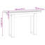 120cm Solid Wood Top Console Table