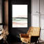  «Pink Blush Landscape No. 2» par Brandon Wong, art mural en verre acrylique, 24 po x 36 po