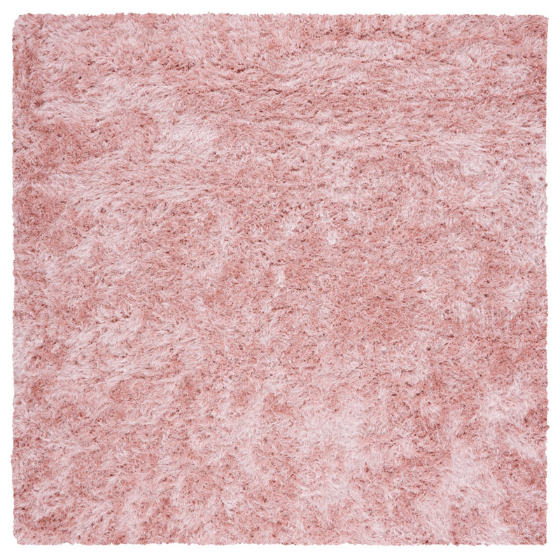 Tapis rose Bernell, Carré 6 pi 7 po
