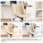 Brionni Leather Swivel Task Chair with Casters-768614420