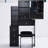 Small Bedroom Vanity In Black, With Cushioned Stool & Big Sliding Mirror, Multi-Layer Storage For Confined Areas Dresser Large Multi-Layered Storage, , , Ul-1779415784