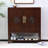 25 Pair Solid Wood Shoe Storage Cabinet