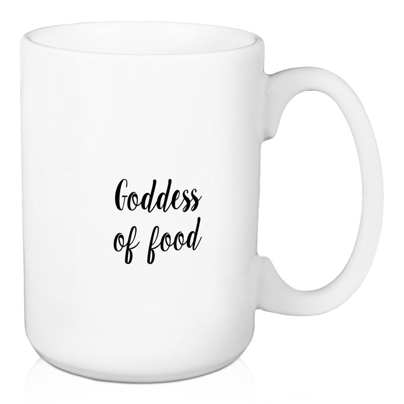 Grande tasse à café déesse of food Clopton