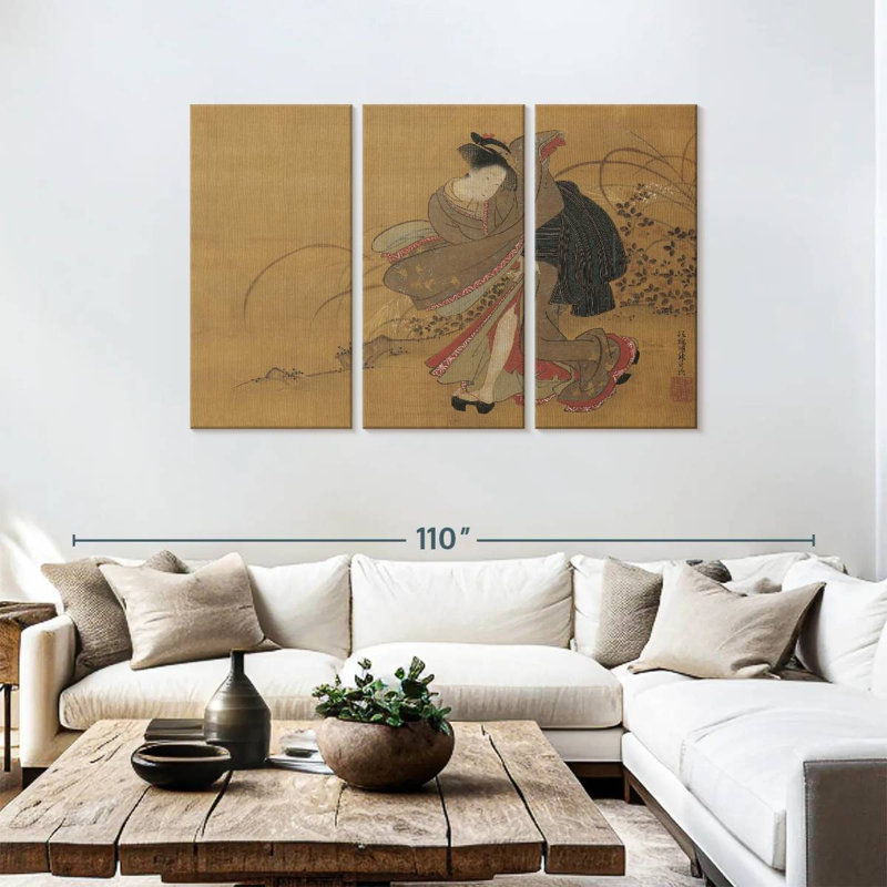 Leisha Beauty In An Autumn Field, 48" H x 74" W