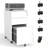 Wide Mobile File Cabinet with Lock and 3 Drawers