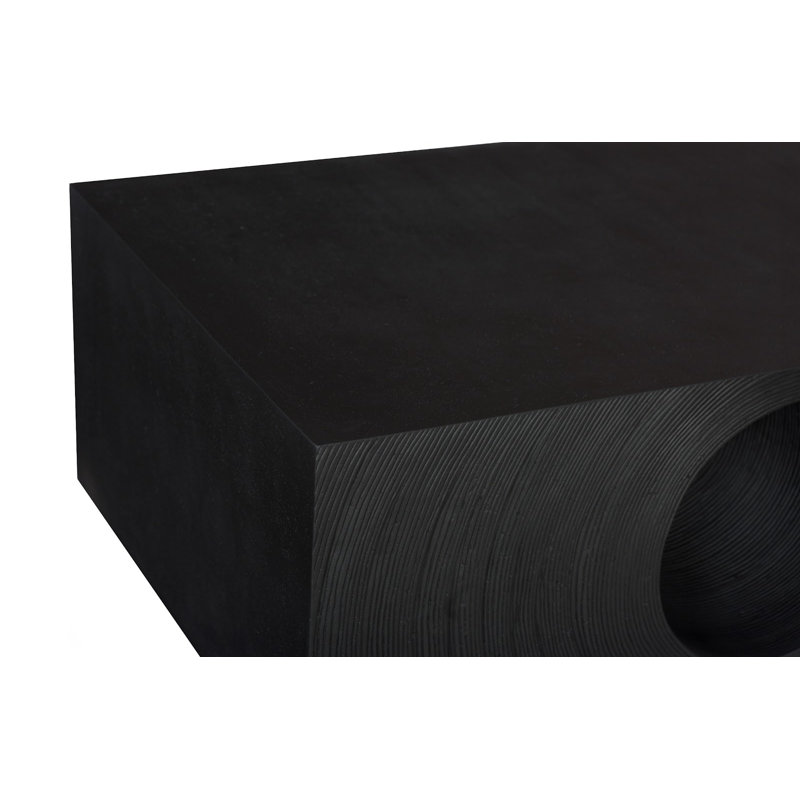 Void Coffee Table, Black Stone