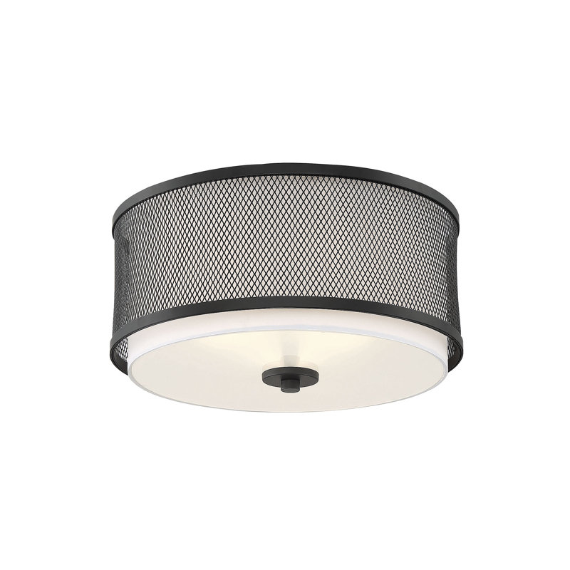 Plafonnier 3 lumières Meridian, Noir mat