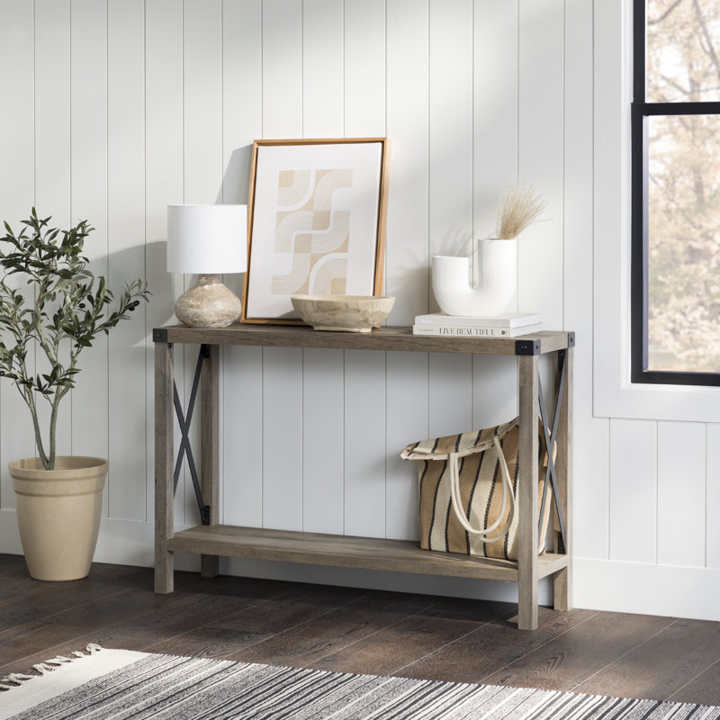 Bella Console Table, Grey Wash